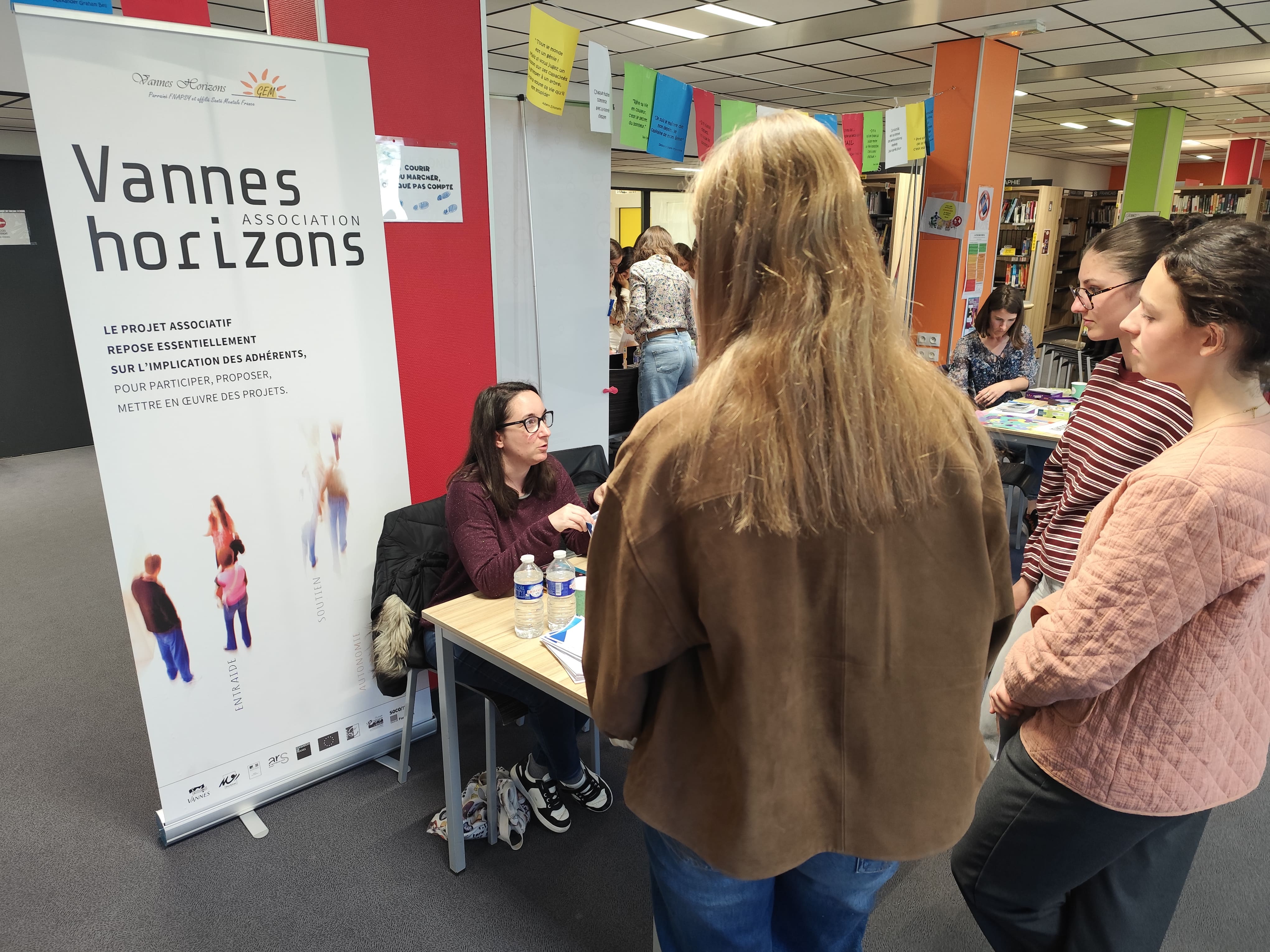 Stand forum de prévention au lycée st Paul