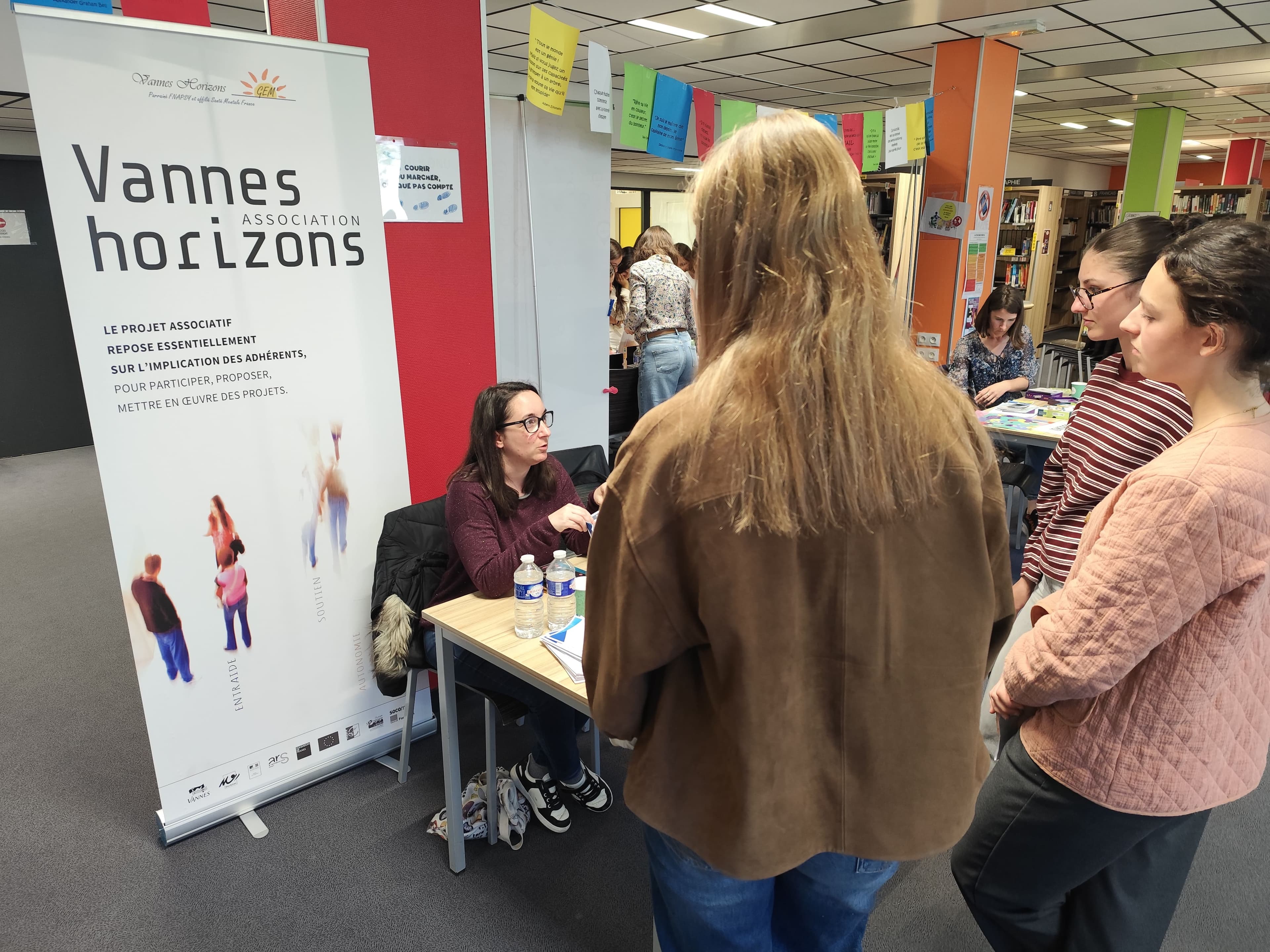 Stand forum de prévention au lycée st Paul